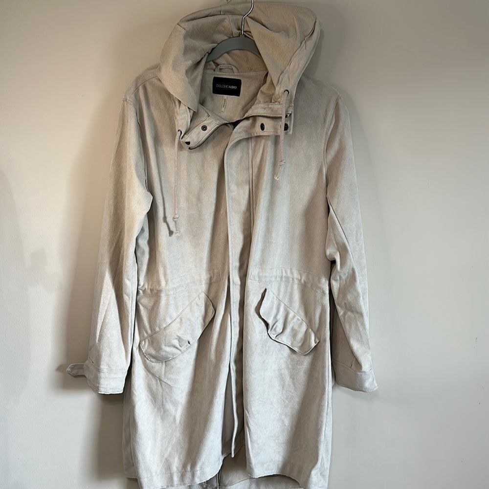 Dolce Cabo Suede-like Jacket/Coat Medium